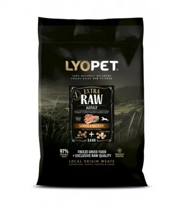 Lyopet Extra Raw Łosoś z batatami